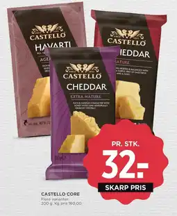 Meny Castello core tilbud