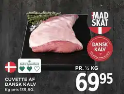 Meny Cuvette af dansk kalv tilbud