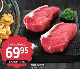 Meny Entrecote tilbud