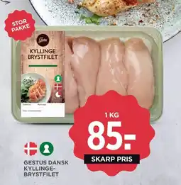 Meny Gestus dansk kyllinge- brystfilet tilbud