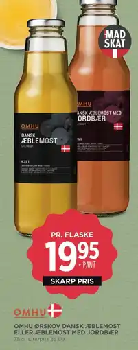 Meny Omhu ørskov dansk æblemost eller æblemost med jordbær tilbud