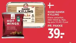 Meny Rose dansk kylling tilbud