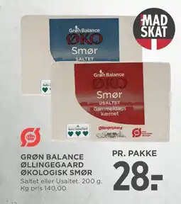 Meny Grøn balance øllingegaard økologisk smør tilbud