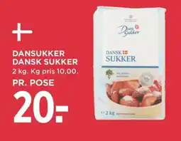 Meny Dansukker dansk sukker tilbud