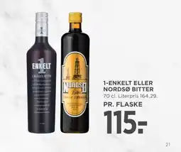 Meny 1-enkelt eller nordsø bitter tilbud