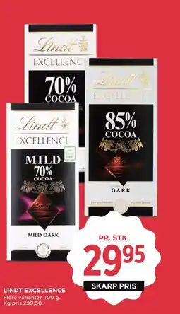 Meny Lindt excellence tilbud