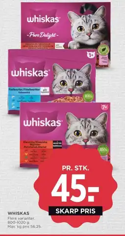 Meny Whiskas tilbud