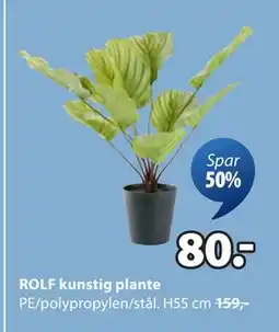 JYSK ROLF kunstig plante tilbud
