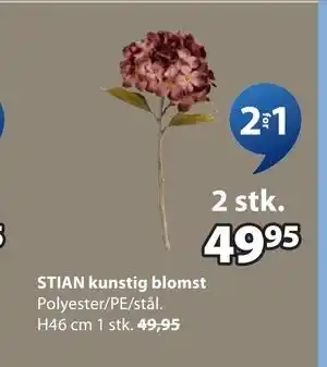 JYSK STIAN kunstig blomst tilbud