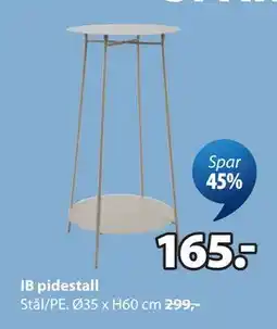 JYSK IB pidestall tilbud