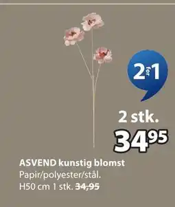 JYSK ASVEND kunstig blomst tilbud