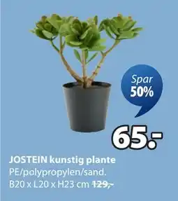 JYSK JOSTEIN kunstig plante tilbud