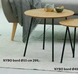 JYSK NYBO bord Ø55 cm tilbud