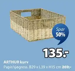 JYSK ARTHUR kurv tilbud