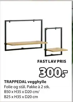 JYSK TRAPPEDAL vegghylle tilbud
