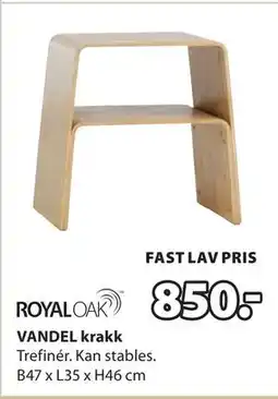 JYSK VANDEL krakk tilbud