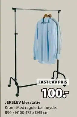JYSK JERSLEV klesstativ tilbud