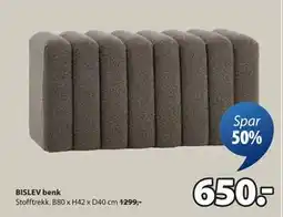 JYSK BISLEV benk tilbud