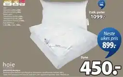 JYSK EXCLUSIVE fiberdyne tilbud