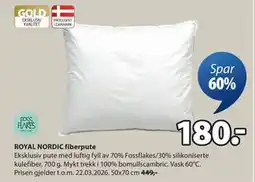 JYSK ROYAL NORDIC fiberpute tilbud