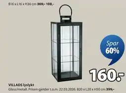 JYSK VILLADS lyslykt tilbud