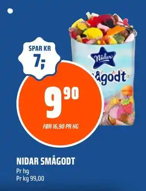 NIDAR SMÅGODT