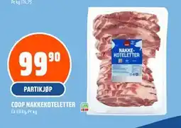 Coop Obs COOP NAKKEKOTELETTER tilbud