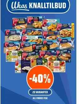 Coop Obs ALL FINDUS FISK tilbud