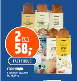 Coop Obs COOP BRØD tilbud