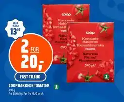 Coop Obs COOP HAKKEDE TOMATER tilbud