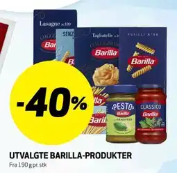 Bunnpris UTVALGTE BARILLA-PRODUKTER tilbud