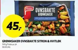 Bunnpris GRØNNSAKER OVNSBAKTE SITRON & HVITLØK tilbud