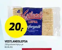 Bunnpris VESTLANDSLEFSA tilbud