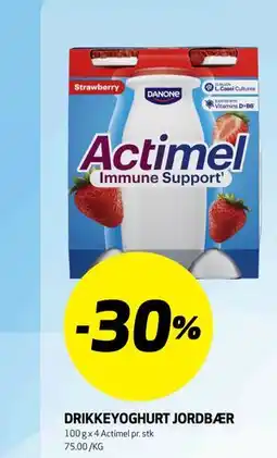 Bunnpris DRIKKEYOGHURT JORDBÆR tilbud