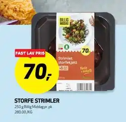 Bunnpris STORFE STRIMLER tilbud