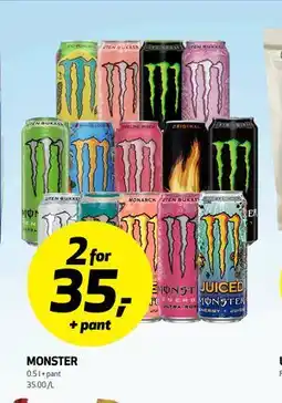 Bunnpris MONSTER tilbud