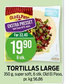 Kiwi TORTILLAS LARGE tilbud
