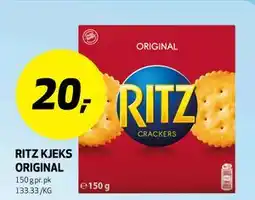 Bunnpris RITZ KJEKS ORIGINAL tilbud