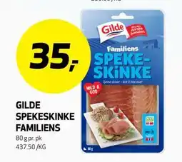 Bunnpris GILDE SPEKESKINKE FAMILIENS tilbud