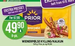 Kiwi WIENERPØLSE KYLLING/KALKUN tilbud