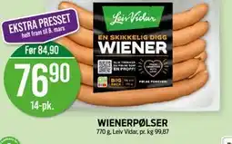 Kiwi WIENERPØLSER tilbud