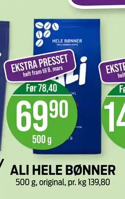 Kiwi ALI HELE BØNNER tilbud