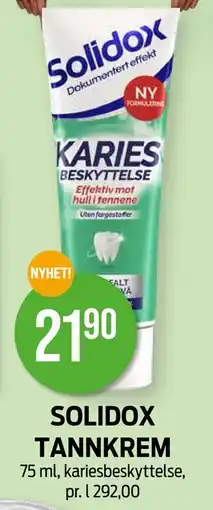 Kiwi SOLIDOX TANNKREM tilbud