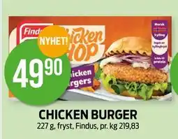 Kiwi CHICKEN BURGER tilbud