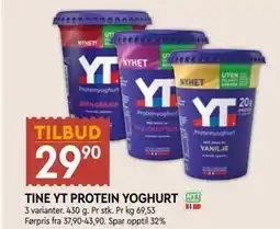 Coop Mega TINE YT PROTEIN YOGHURT tilbud