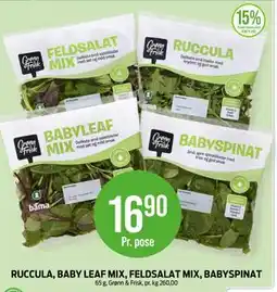 Kiwi RUCCULA, BABY LEAF MIX, FELDSALAT MIX, BABYSPINAT tilbud