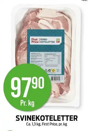 Kiwi SVINEKOTELETTER tilbud