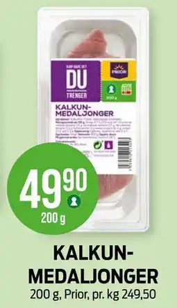 Kiwi KALKUNMEDALJONGER tilbud