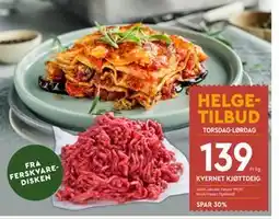 Coop Mega KVERNET KJØTTDEIG tilbud