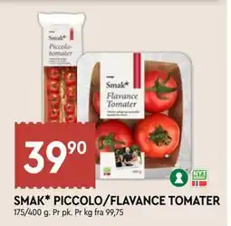 Coop Mega SMAK PICCOLO/FLAVANCE TOMATER tilbud